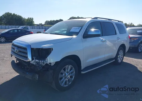 2014 Toyota Sequoia Platinum 5.7L V8 from USA, damaged, VIN 5TDYY5G18ES054089